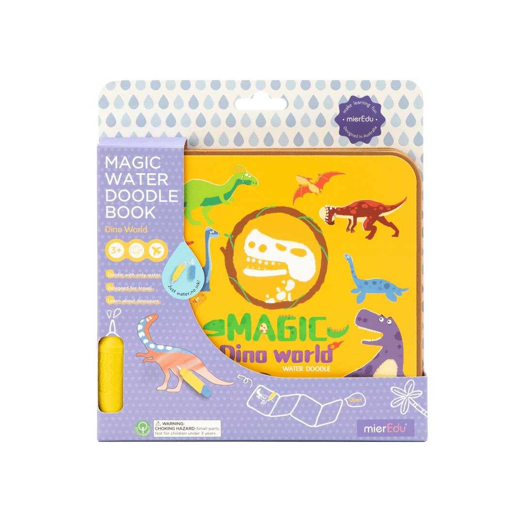 Magic Water Doodle Book - Dino World - #HolaNanu#NDIS #creativekids