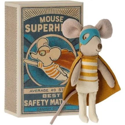 Maileg Super Hero Mouse In Matchbox - #HolaNanu#NDIS #creativekids
