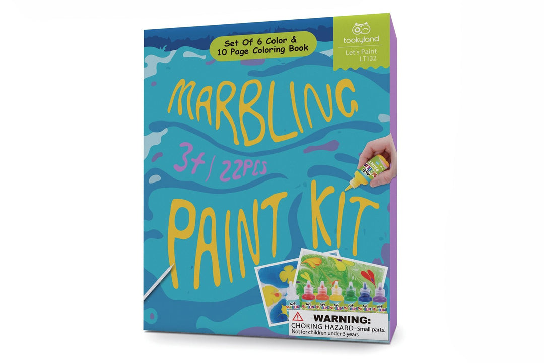 Marbling Paint - 6 Colours Craft Kit - #HolaNanu#NDIS #creativekids
