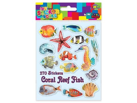 Mini Sticker Books - Coral Reef Fish - #HolaNanu#NDIS #creativekids