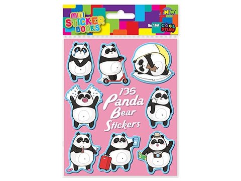 Mini Stickers Book - Panda Bear - #HolaNanu#NDIS #creativekids