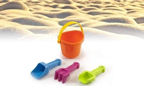 Miniland Baby Sand Set with Bucket, Scoop, Rake &­ Shovel - #HolaNanu#NDIS #creativekids