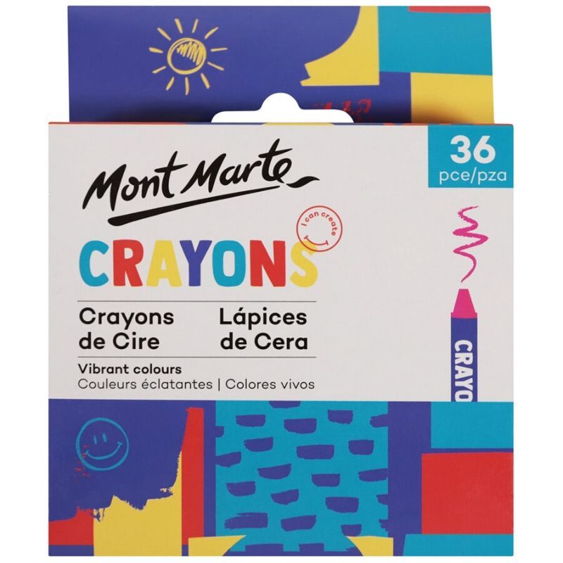 Mont Marte Crayons 36pc - #HolaNanu#NDIS #creativekids