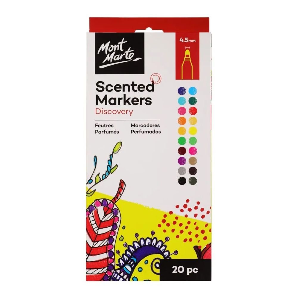 Mont Marte Scented Markers 20pc - #HolaNanu#NDIS #creativekids