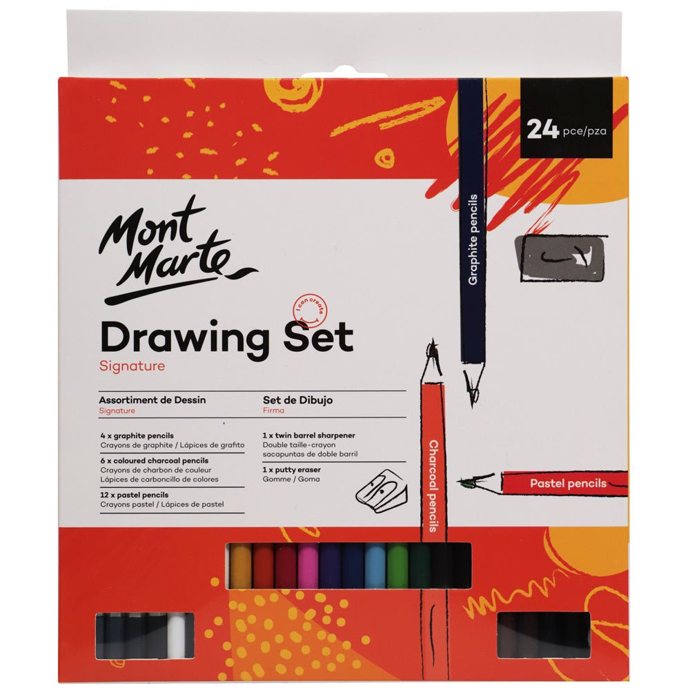 Mont Marte Signature Drawing Set 24pc - #HolaNanu#NDIS #creativekids