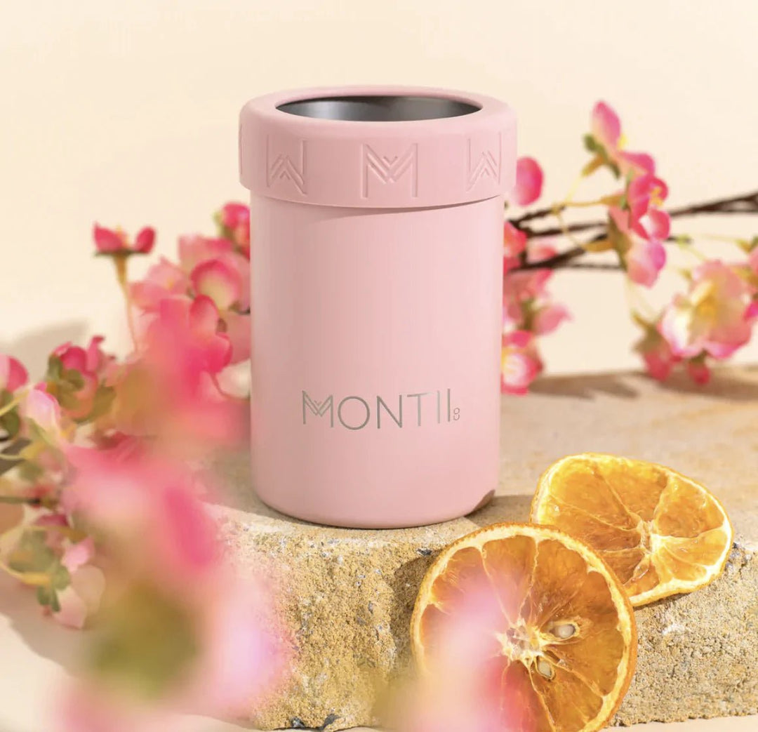 MontiiCo Insulated Can & Bottle Cooler - Blossom - #HolaNanu#NDIS #creativekids