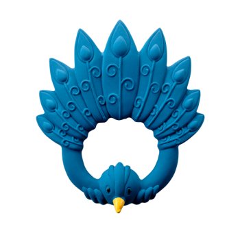 Natruba Teether Peacock - Blue - #HolaNanu#NDIS #creativekids