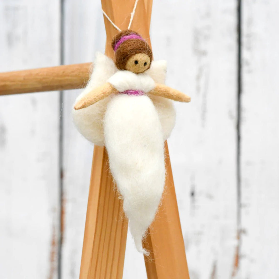 Needle Felted Fairy - White Dress - #HolaNanu#NDIS #creativekids