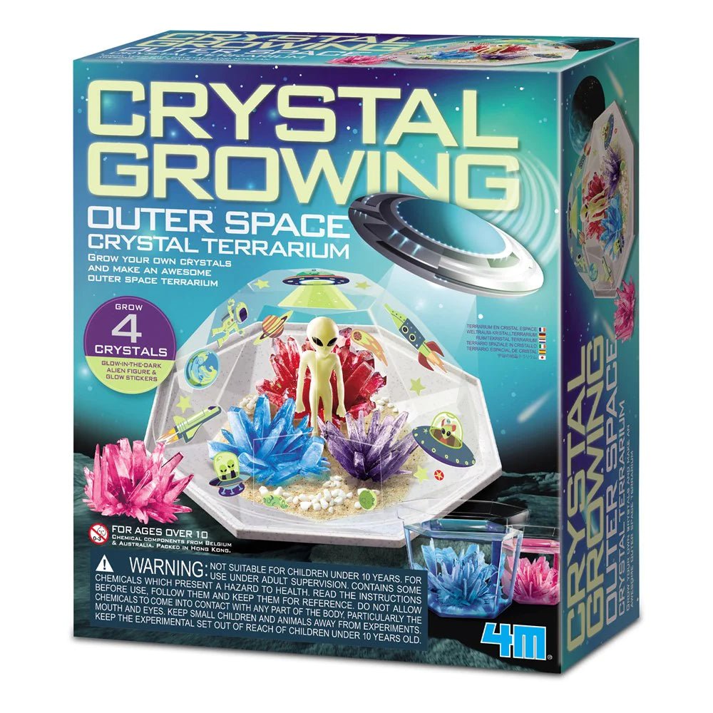 NEW 4M - Crystal Growing - Outer Space Crystal Terrarium - #HolaNanu#NDIS #creativekids