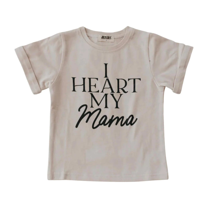 NEW Bencer & Hazelnut I Heart My Mama Short Sleeve Shirt - #HolaNanu#NDIS #creativekids