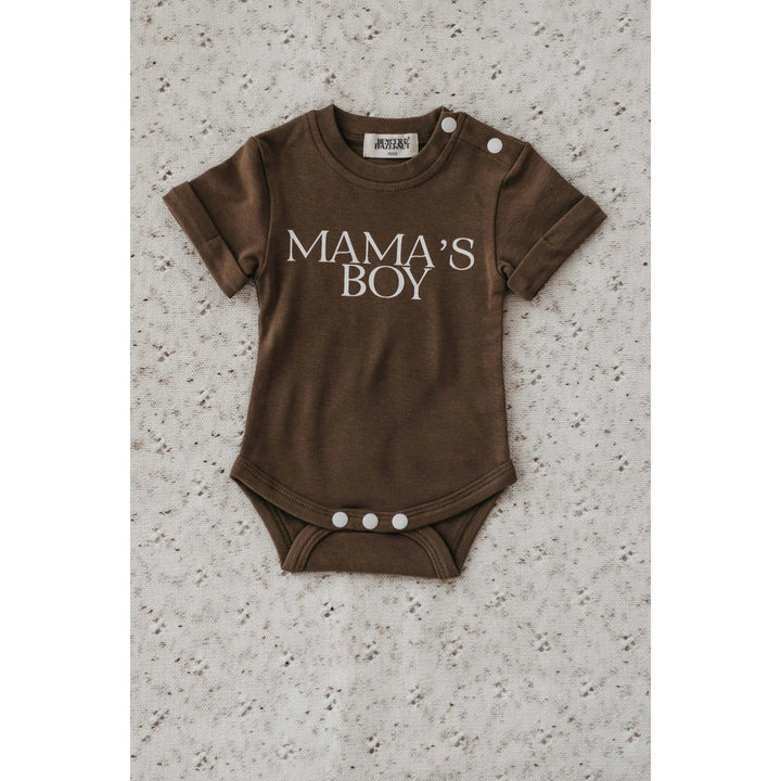 NEW Bencer & Hazelnut Mama's Boy Short Sleeve Bodysuit - #HolaNanu#NDIS #creativekids