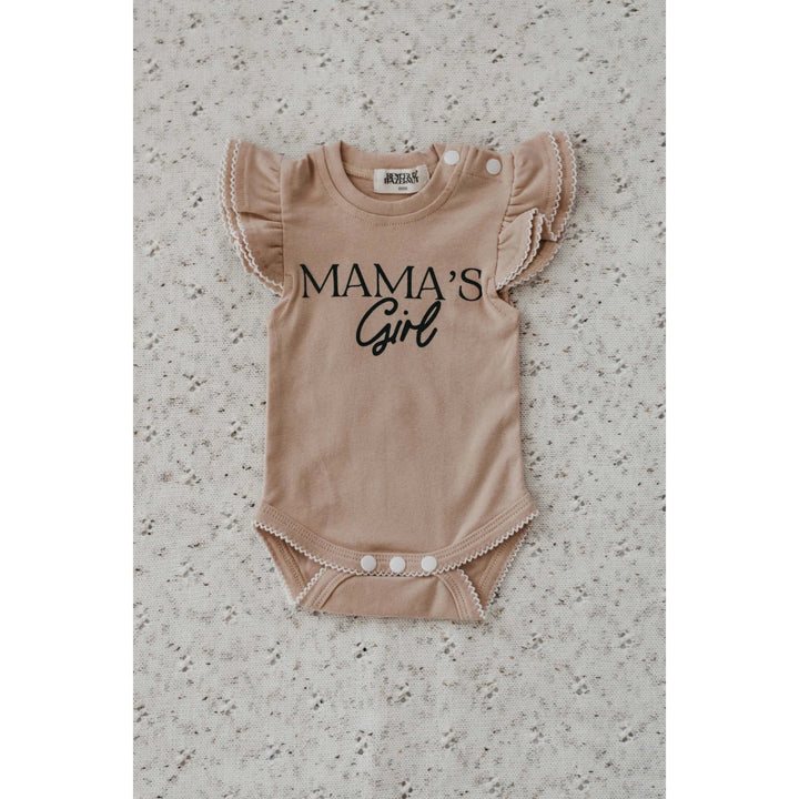 NEW Bencer & Hazelnut Mama's Little Girl Short Sleeve Bodysuit - #HolaNanu#NDIS #creativekids