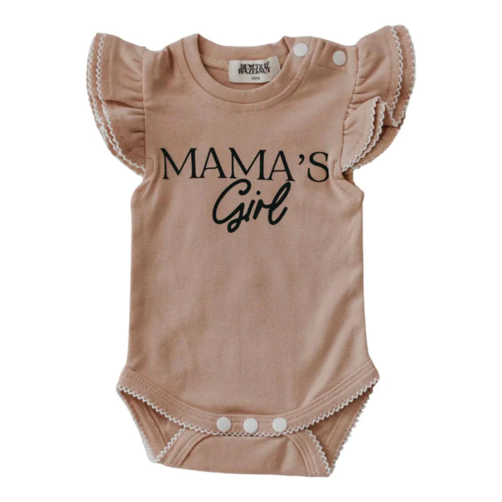 NEW Bencer & Hazelnut Mama's Little Girl Short Sleeve Bodysuit - #HolaNanu#NDIS #creativekids