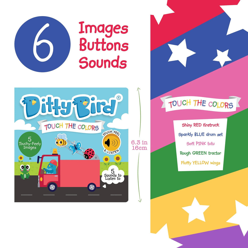 NEW Ditty Bird Touch The Colours Board Book - #HolaNanu#NDIS #creativekids