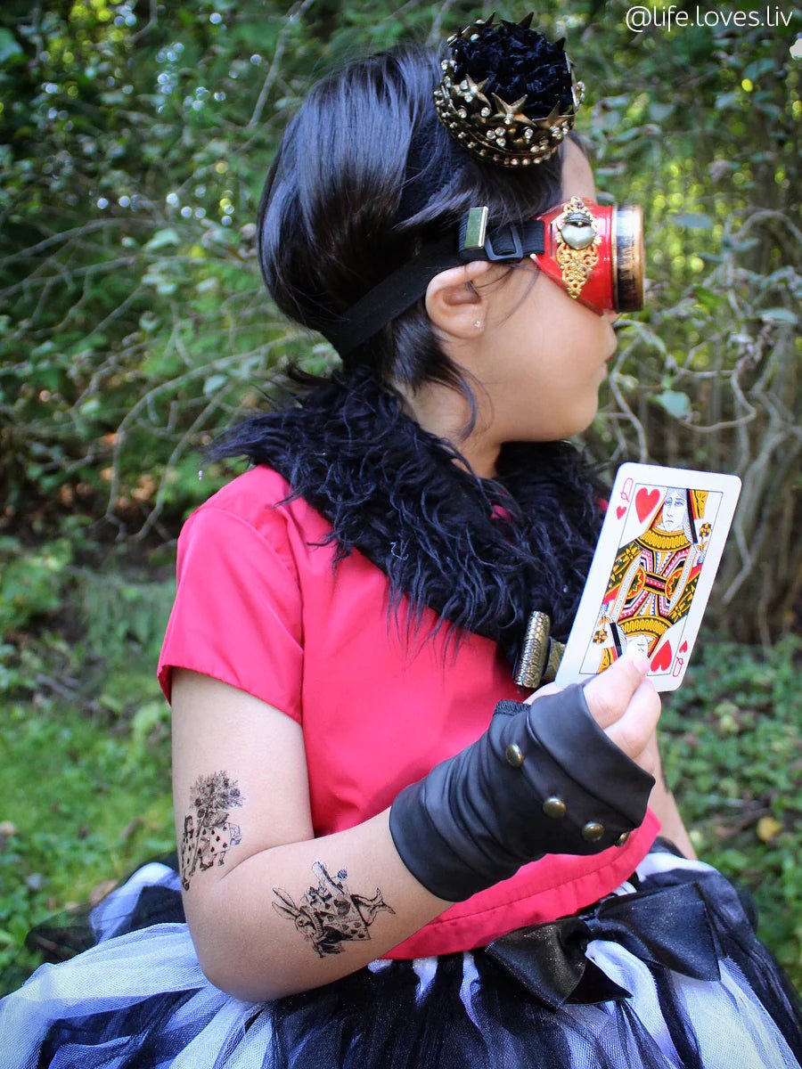 NEW Ducky Street Alice's Adventures In Wonderland Temporary Tattoos - #HolaNanu#NDIS #creativekids