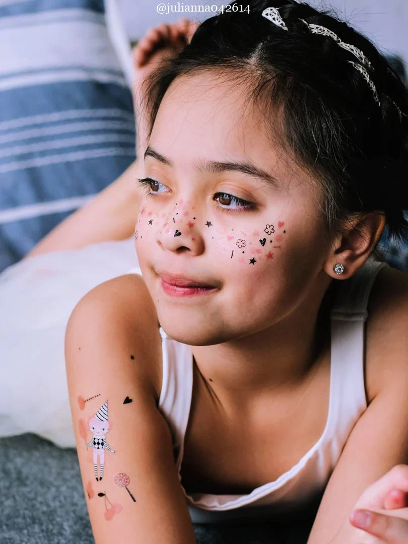 NEW Ducky Street Freckles Temporary Tattoos - Pink Party - #HolaNanu#NDIS #creativekids