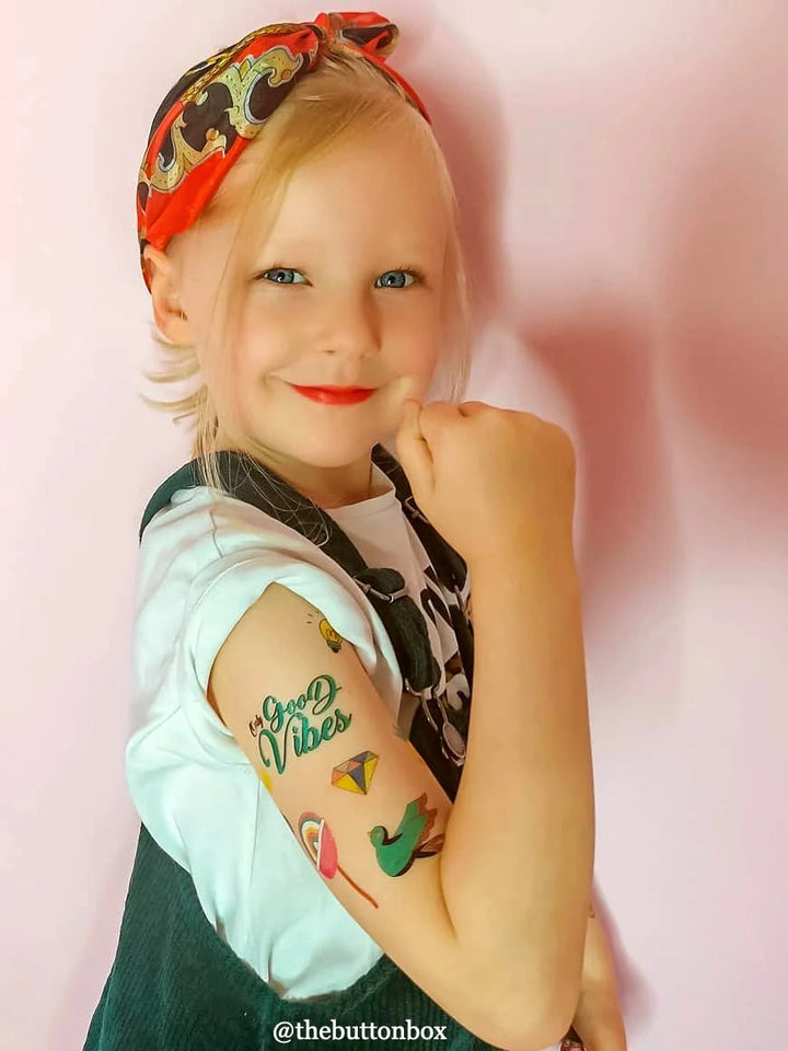 NEW Ducky Street Girl Power Temporary Tattoos - #HolaNanu#NDIS #creativekids