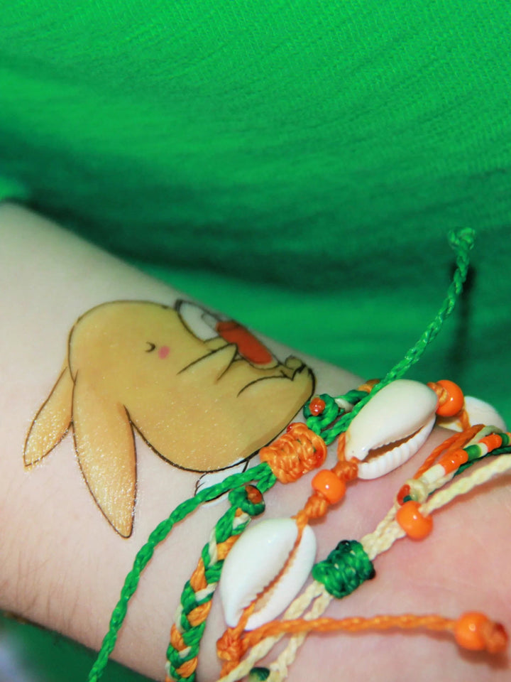 NEW Ducky Street Love Carrots Temporary Tattoos - #HolaNanu#NDIS #creativekids