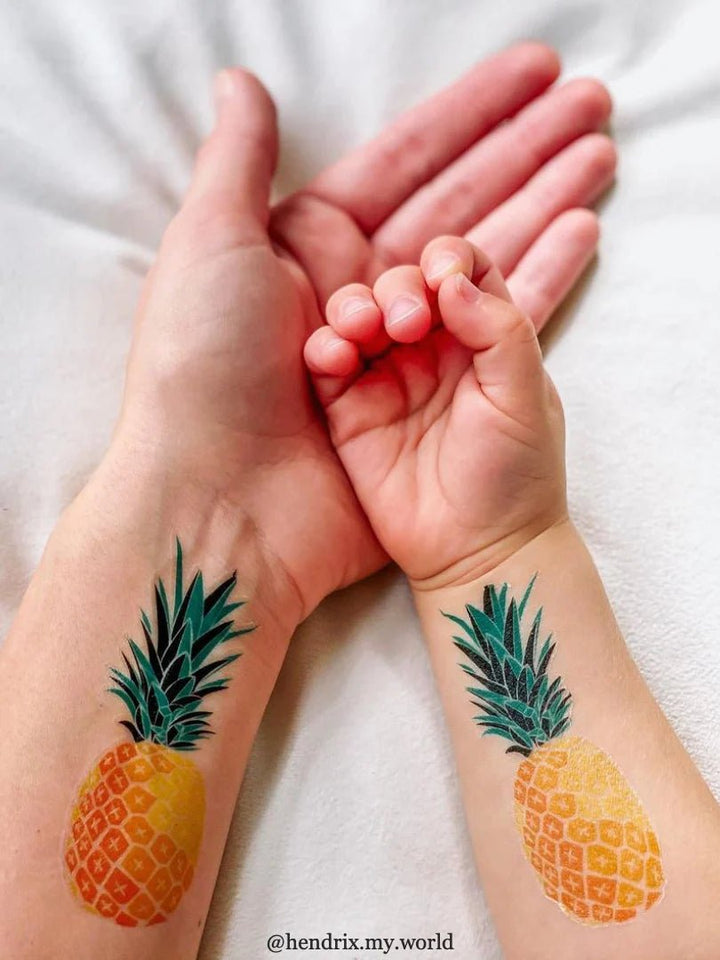 NEW Ducky Street Pineapple Temporary Tattoos - #HolaNanu#NDIS #creativekids