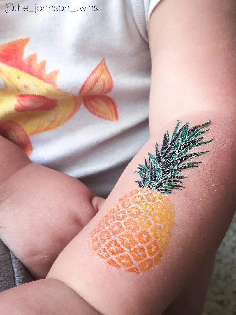 NEW Ducky Street Pineapple Temporary Tattoos - #HolaNanu#NDIS #creativekids