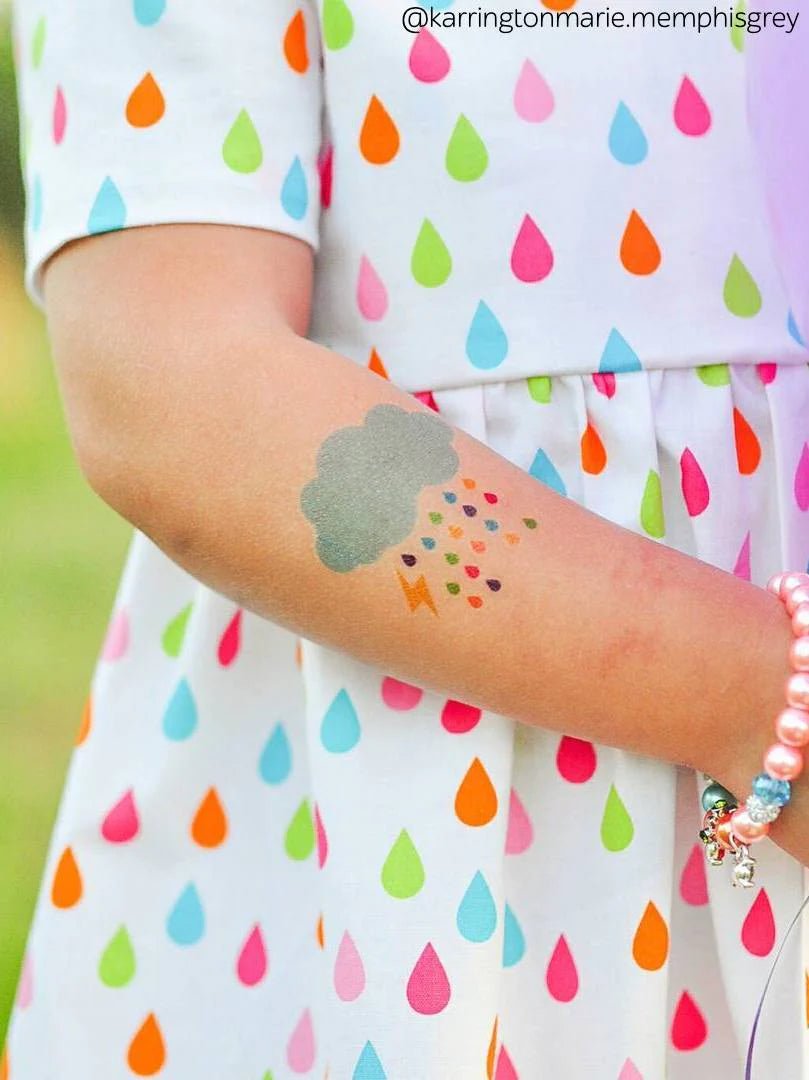 NEW Ducky Street Rainy Cloud Temporary Tattoos - #HolaNanu#NDIS #creativekids