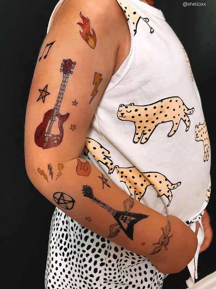 NEW Ducky Street Rock 'N' Roll Temporary Tattoos - #HolaNanu#NDIS #creativekids