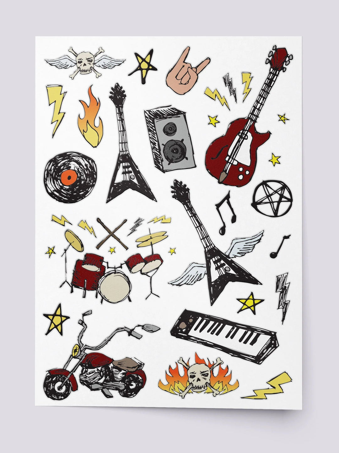 NEW Ducky Street Rock 'N' Roll Temporary Tattoos - #HolaNanu#NDIS #creativekids