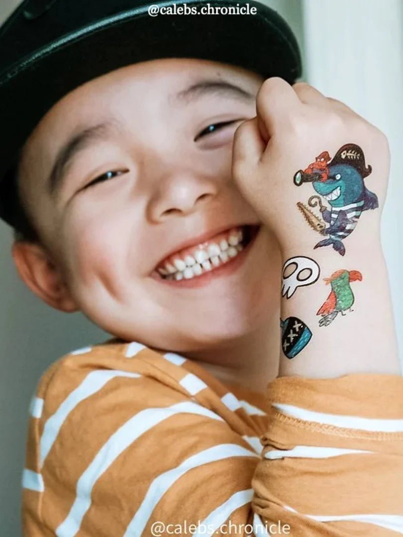 NEW Ducky Street Sea Pirates Temporary Tattoos - #HolaNanu#NDIS #creativekids