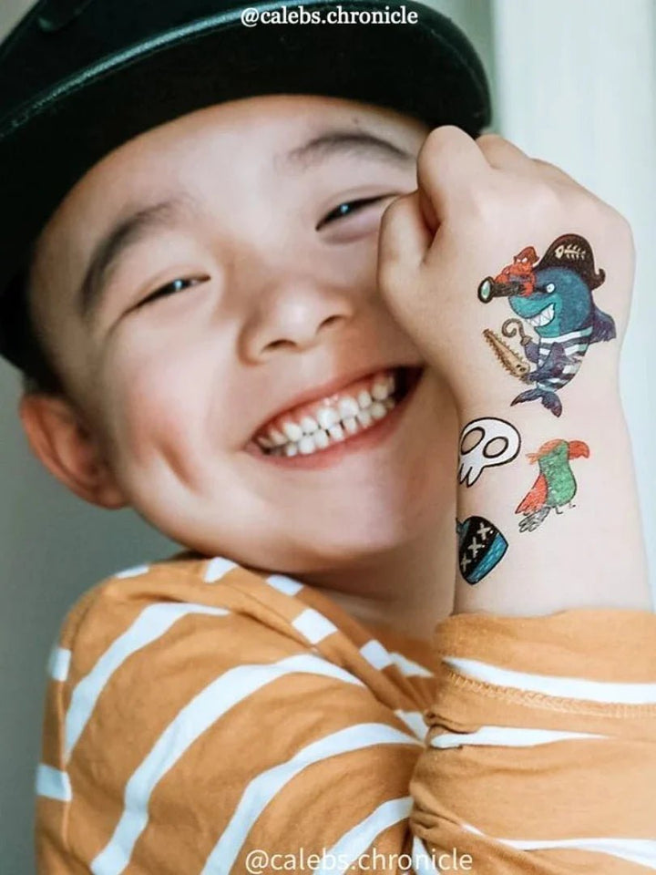 NEW Ducky Street Sea Pirates Temporary Tattoos - #HolaNanu#NDIS #creativekids