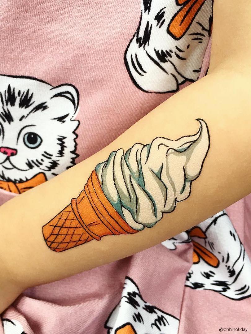 NEW Ducky Street Soft Serve Temporary Tattoos - #HolaNanu#NDIS #creativekids