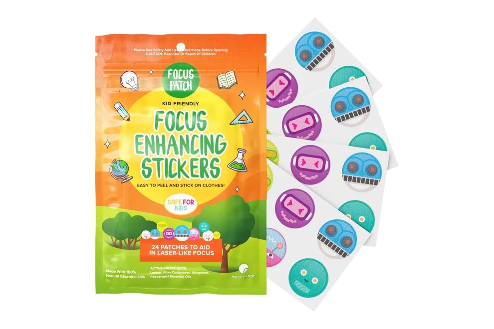 NEW Focus Patch Focus Enhancing Stickers By Natural Patch - #HolaNanu#NDIS #creativekids