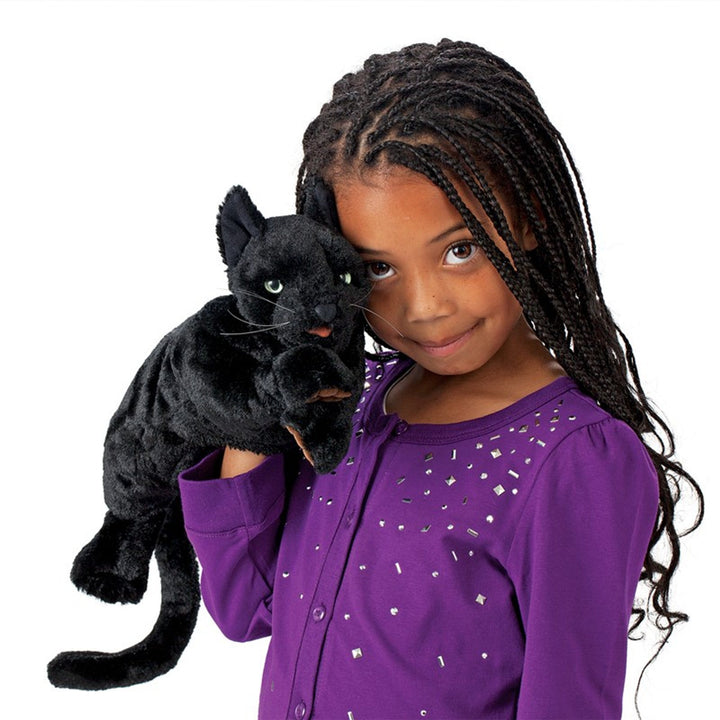 NEW Folkmanis Black Cat Puppet - #HolaNanu#NDIS #creativekids