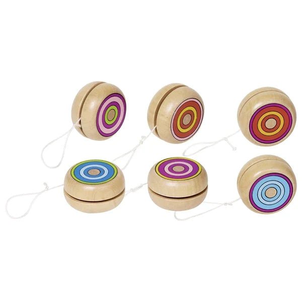 NEW Goki Wooden Colourful Rings Yo-Yo - #HolaNanu#NDIS #creativekids