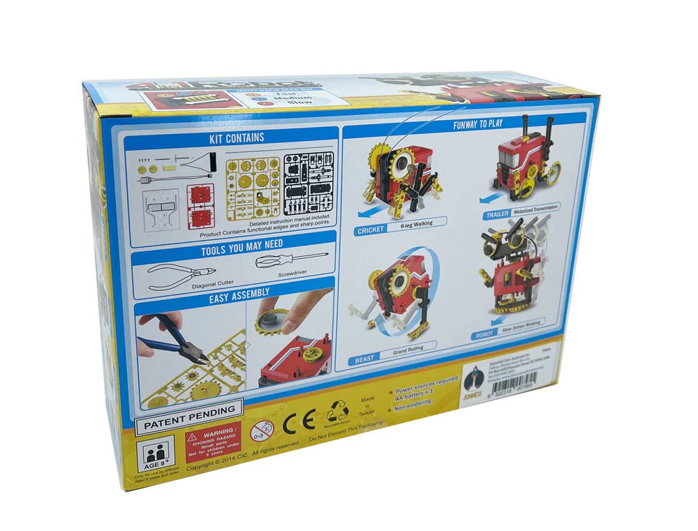 NEW Johnco 4 in 1 Educational Motorized Robot Kit - #HolaNanu#NDIS #creativekids