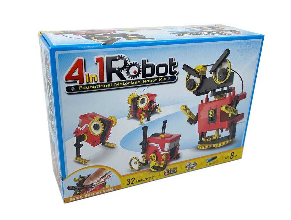 NEW Johnco 4 in 1 Educational Motorized Robot Kit - #HolaNanu#NDIS #creativekids