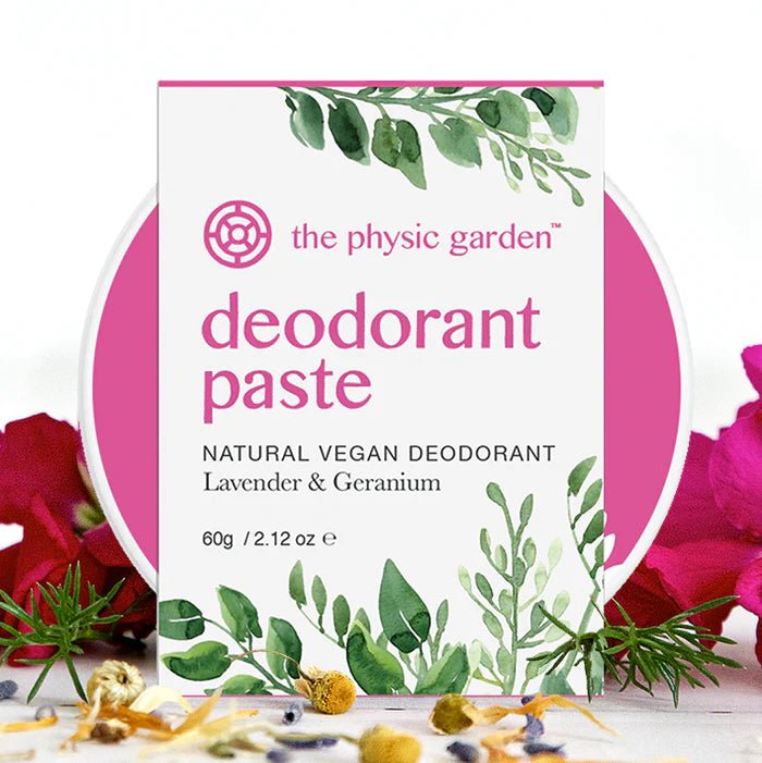 NEW Lavender & Geranium Deodorant 60g By The Physic Garden - #HolaNanu#NDIS #creativekids