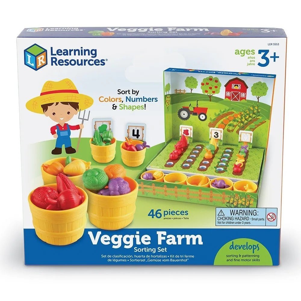 NEW Learning Resources – Veggie Farm Sorting Set - #HolaNanu#NDIS #creativekids