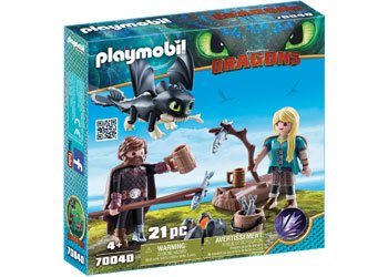 NEW Playmobil Hiccup, Astrid And Dragon - #HolaNanu#NDIS #creativekids