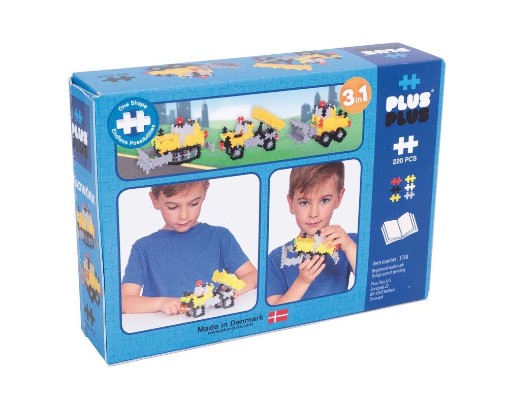 NEW Plus Plus Toys - Basic - 3 in 1 - Road Work - 220 pcs - #HolaNanu#NDIS #creativekids