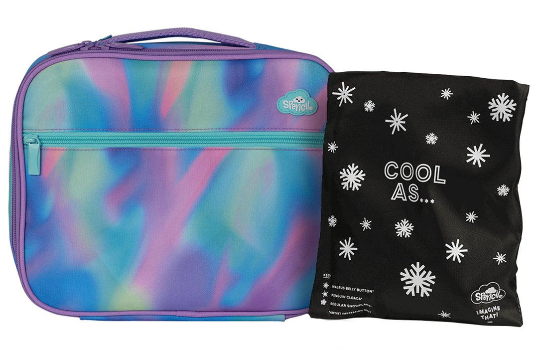NEW Spencil Big Cooler Lunch Bag + Chill Pack - Aurora - #HolaNanu#NDIS #creativekids