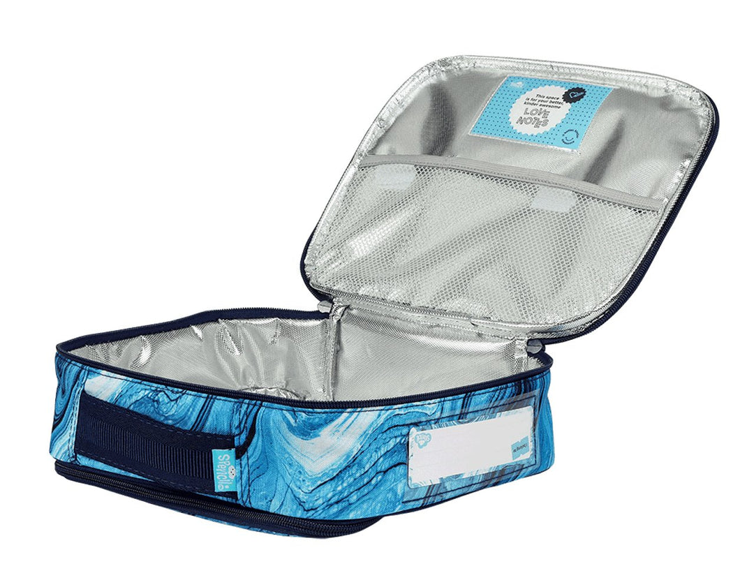 NEW Spencil Big Cooler Lunch Bag + Chill Pack - Ocean Marble - #HolaNanu#NDIS #creativekids