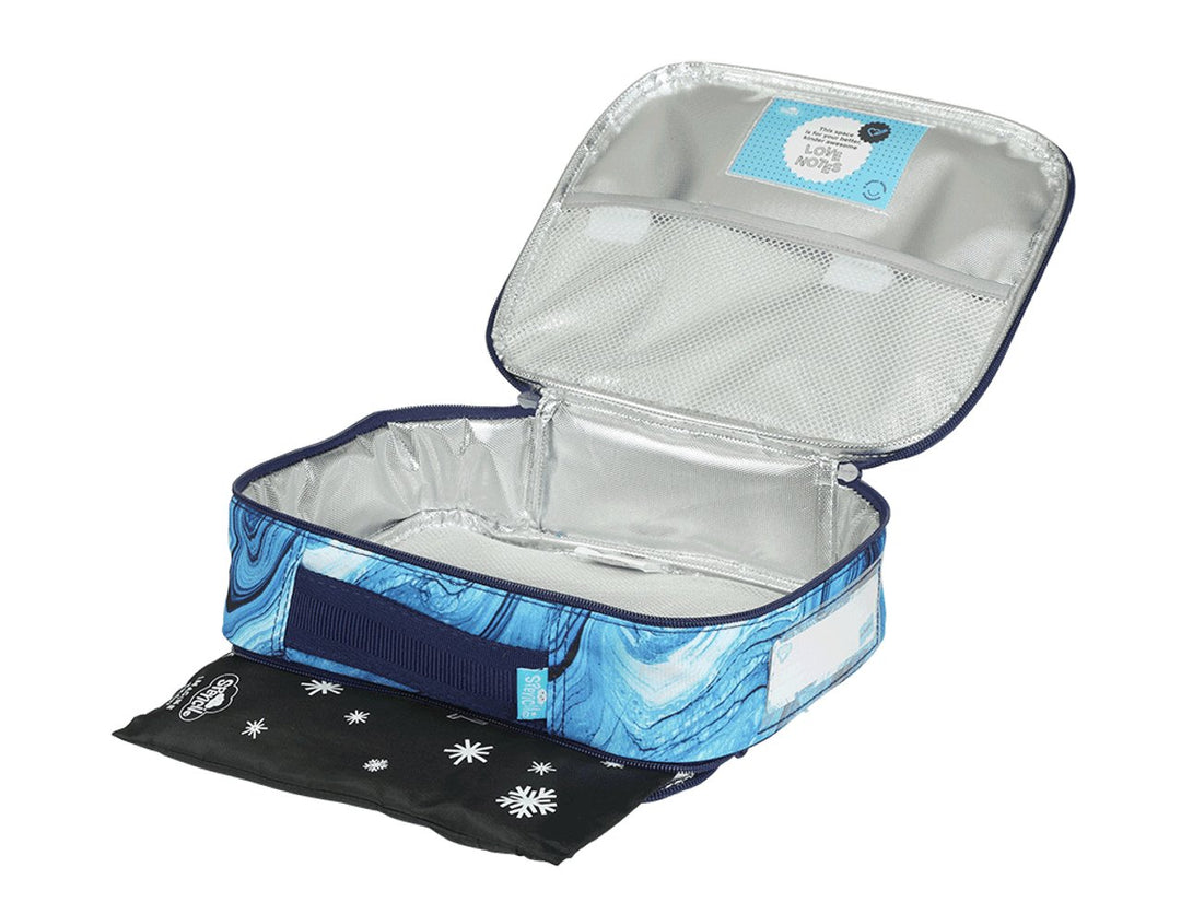 NEW Spencil Big Cooler Lunch Bag + Chill Pack - Ocean Marble - #HolaNanu#NDIS #creativekids