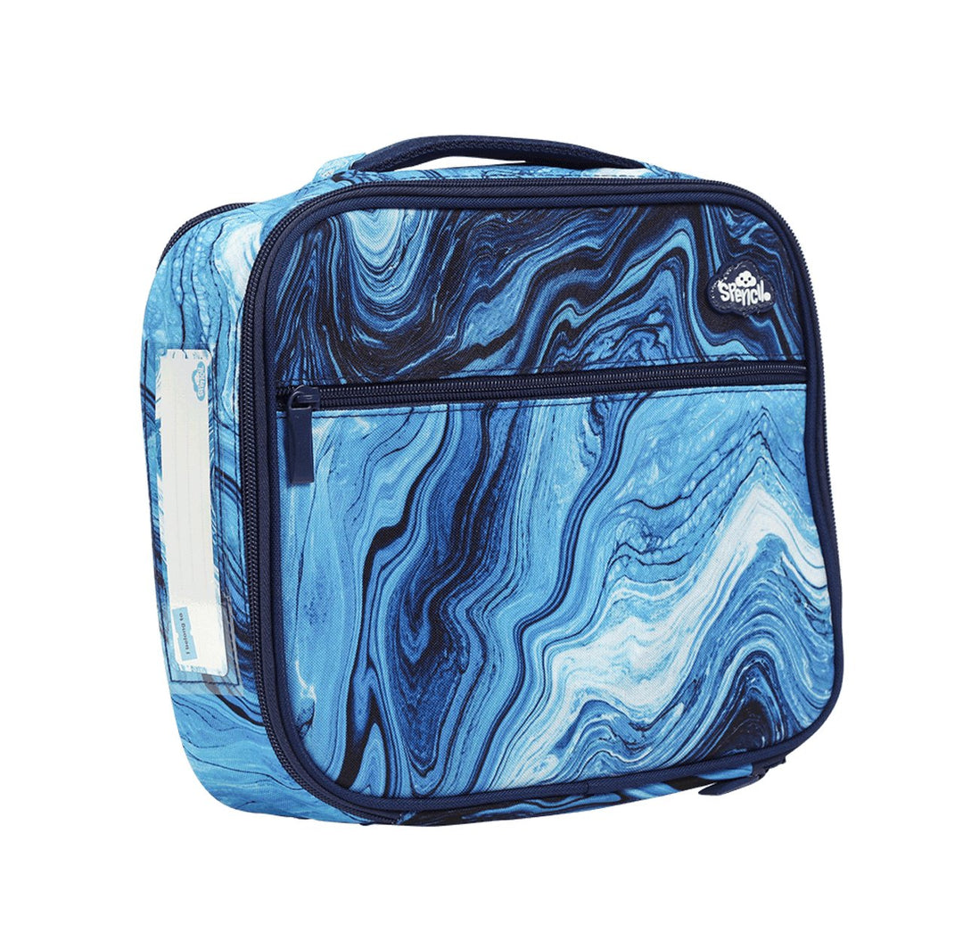 NEW Spencil Big Cooler Lunch Bag + Chill Pack - Ocean Marble - #HolaNanu#NDIS #creativekids