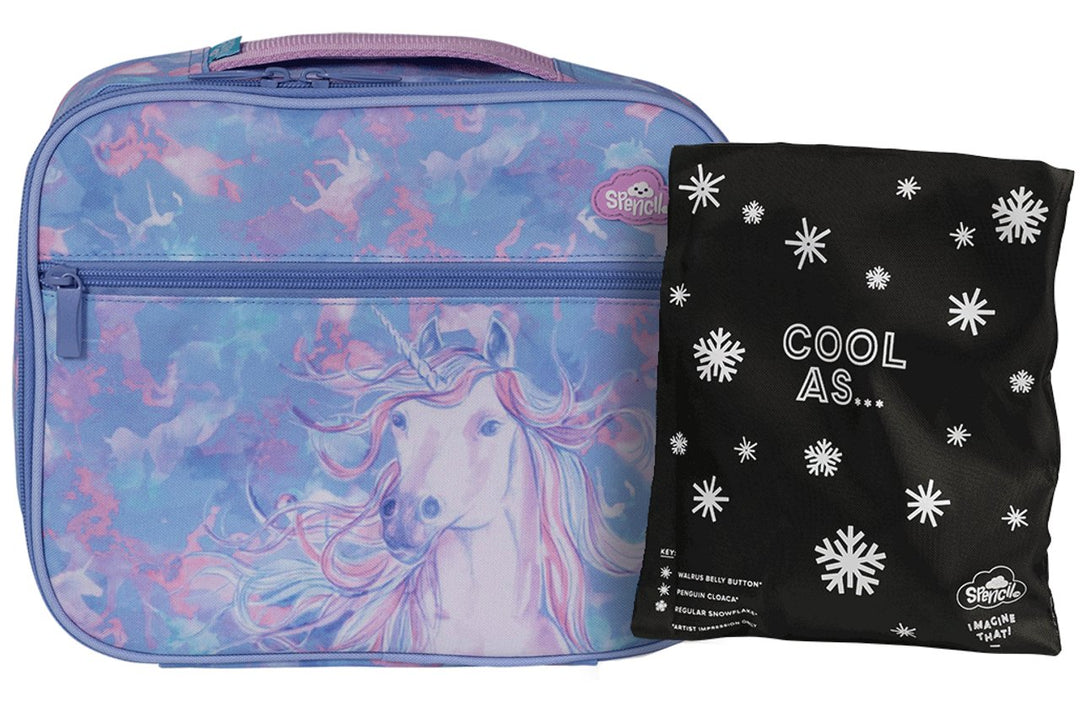 NEW Spencil Big Cooler Lunch Bag + Chill Pack - Unicorn Magic - #HolaNanu#NDIS #creativekids
