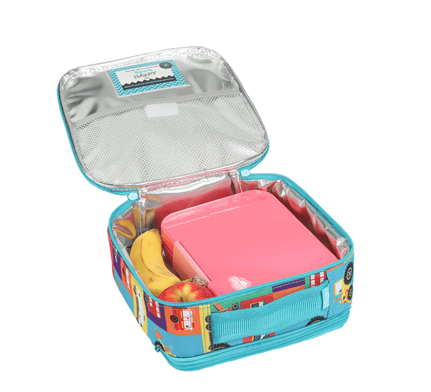 NEW Spencil Little Cooler Lunch Bag + Chill Pack - Transport Town - #HolaNanu#NDIS #creativekids