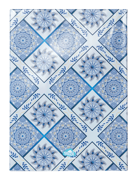 NEW Spencil Scrapbook Cover - Boho Blue 1 - #HolaNanu#NDIS #creativekids