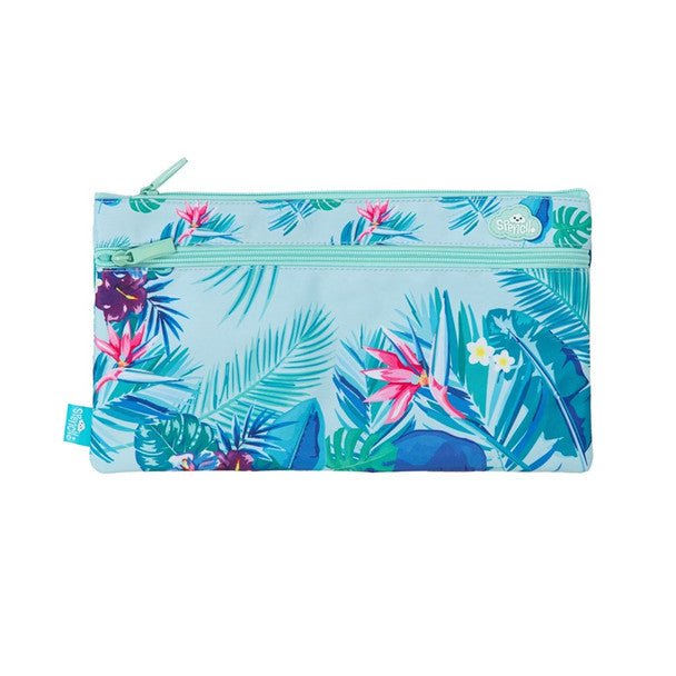 NEW Spencil Twin Zip Pencil Case - Beach Blooms - #HolaNanu#NDIS #creativekids