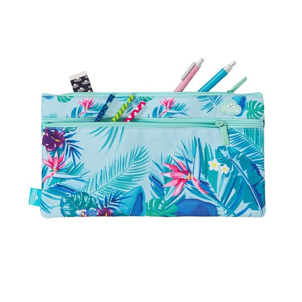 NEW Spencil Twin Zip Pencil Case - Beach Blooms - #HolaNanu#NDIS #creativekids