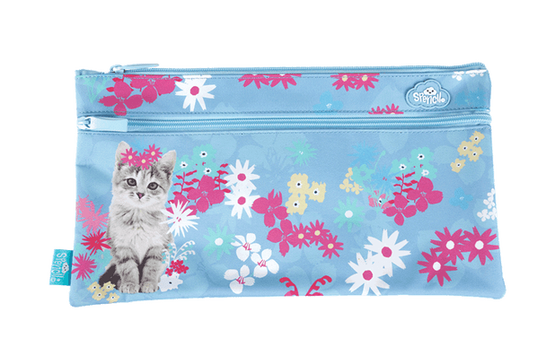 NEW Spencil Twin Zip Pencil Case - Miss Meow - #HolaNanu#NDIS #creativekids