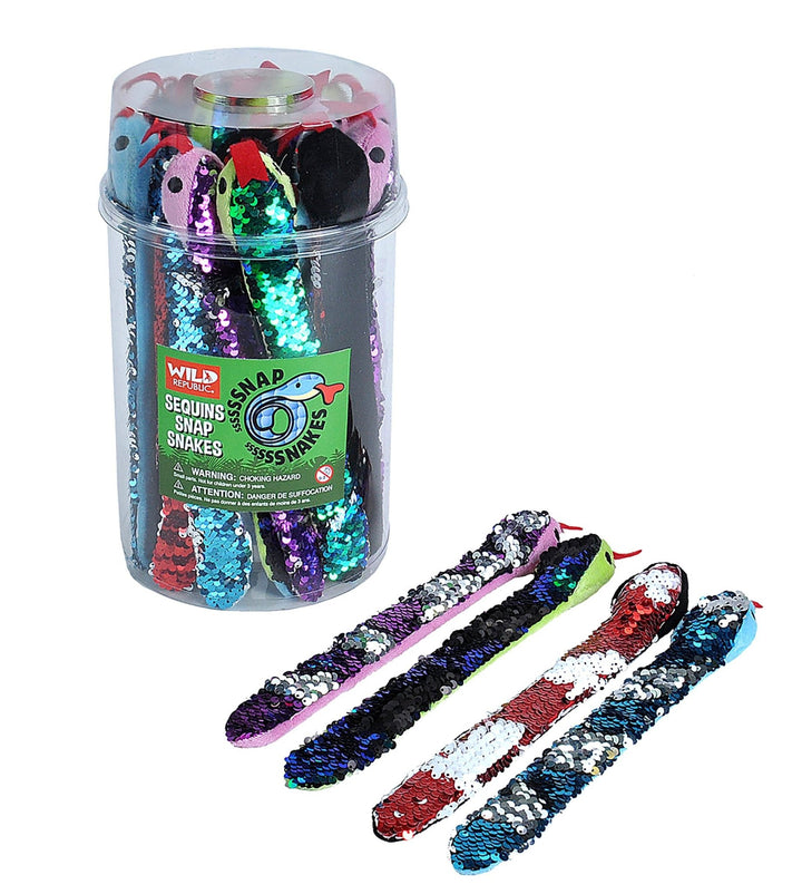 NEW Wild Republic Snake Sequin Snap Band - #HolaNanu#NDIS #creativekids